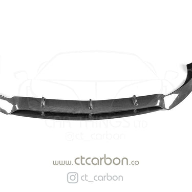 CT CARBON Splitter MERCEDES C63 W205 SALOON/ESTATE CARBON FIBRE SPLITTER - B-STYLE