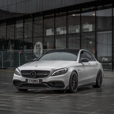 CT CARBON Splitter MERCEDES C63 W205 SALOON/ESTATE CARBON FIBRE SPLITTER - B-STYLE