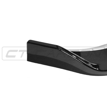 CT CARBON SPLITTER MERCEDES W204 2008-2014 SPORT C CLASS GLOSS BLACK SPLITTER
