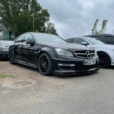 CT CARBON Splitter MERCEDES W204 C63 AMG CARBON FIBRE SPLITTER