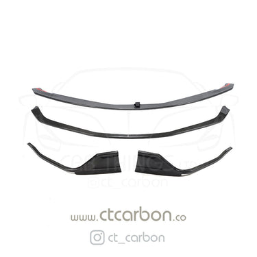 CT CARBON Splitter TOYOTA SUPRA A90 FULL CARBON FIBRE KIT - CT CARBON V2