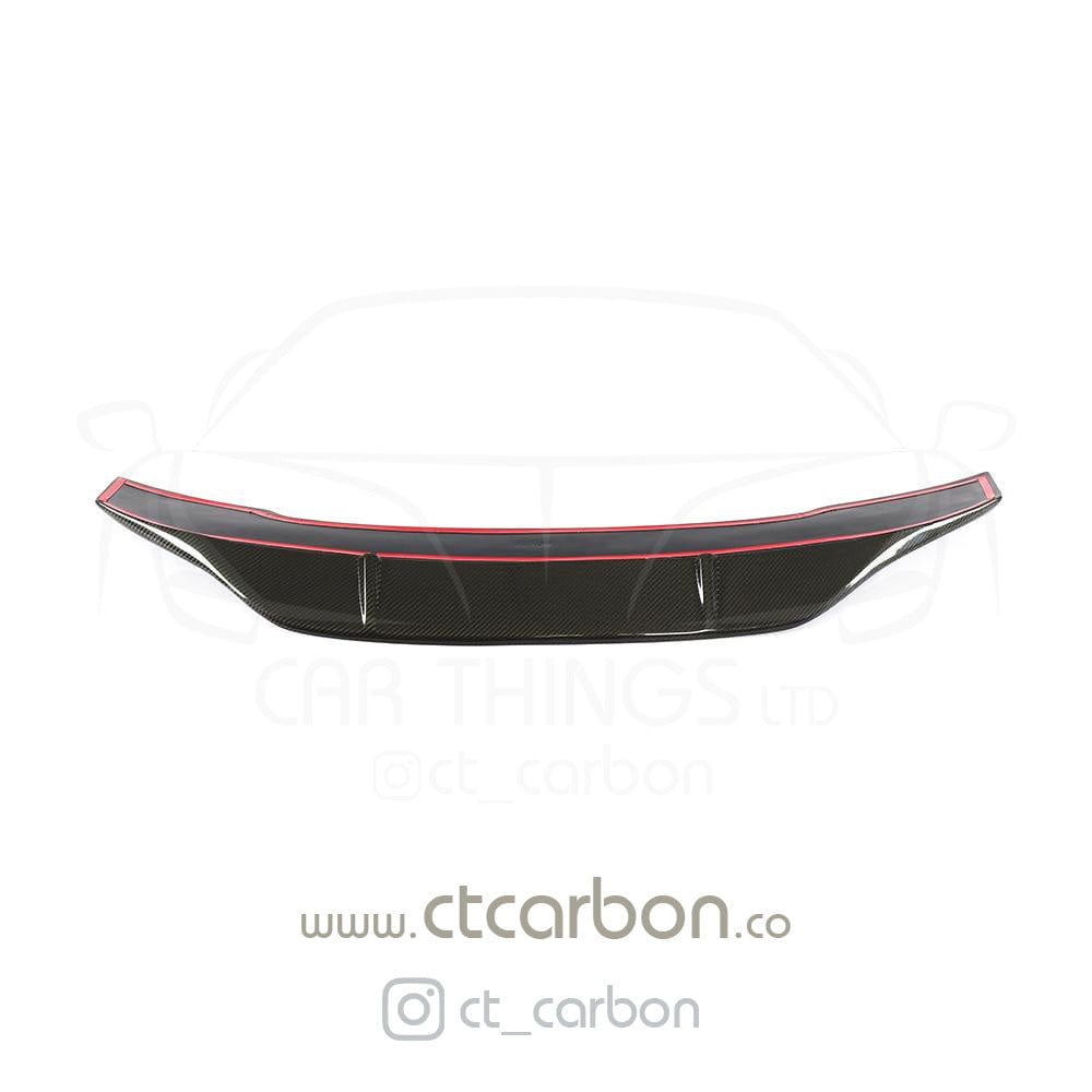 CT CARBON Spoiler AUDI A3 S3 RS3 SALOON CARBON FIBRE SPOILER - DUCKTAIL PS STYLE