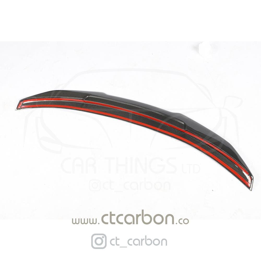 Carbon Fiber Trunk Spoiler PSM High Kick Style - Audi A5 Coupe