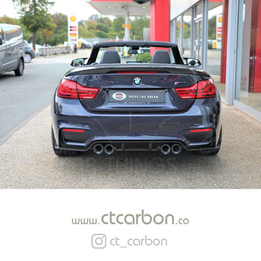 CT CARBON Spoiler BMW M4 F83 & F33 4 SERIES CARBON FIBRE SPOILER - V STYLE