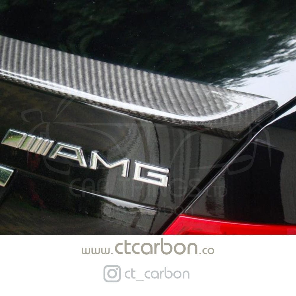 CT CARBON Spoiler MERCEDES C-CLASS C63 W204 4DR SALOON CARBON FIBRE SPOILER
