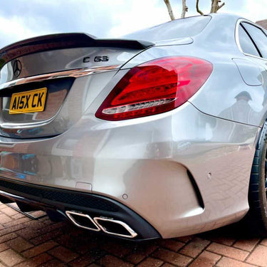 CT CARBON Spoiler MERCEDES W205 C63 & C63S COUPE 2DR CARBON SPOILER - DUCK TAIL CT DESIGN