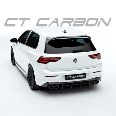 CT CARBON Spoiler VW GOLF MK8 R CARBON FIBRE SIDE SKIRTS - CT DESIGN