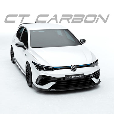CT CARBON Spoiler VW GOLF MK8 R CARBON FIBRE SPLITTER - CT DESIGN