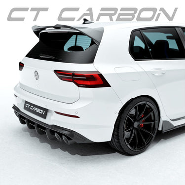 CT CARBON Spoiler VW GOLF MK8 R CARBON FIBRE SPOILER - CT DESIGN