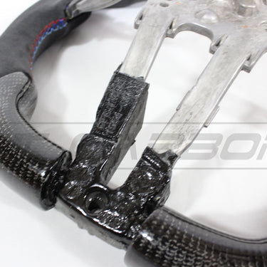 CT CARBON Steering Wheel BMW FXX CARBON FIBRE / ALCANTARA FLAT BOTTOM STEERING WHEEL