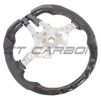 BMW FXX CARBON FIBRE / ALCANTARA FLAT BOTTOM STEERING WHEEL