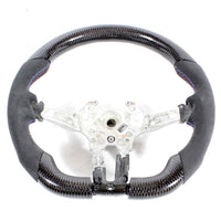 BMW FXX CARBON FIBRE / ALCANTARA FLAT BOTTOM STEERING WHEEL