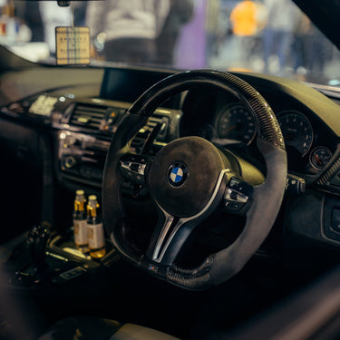 CT CARBON Steering Wheel BMW FXX CARBON FIBRE / ALCANTARA FLAT BOTTOM STEERING WHEEL
