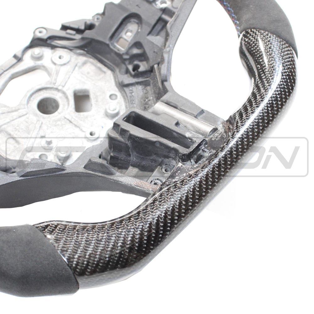 Gxx CT CARBON | BMW Gxx CARBON FIBRE / ALCANTARA FLAT BOTTOM STEERING WHEEL ...