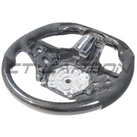BMW Gxx M2,M3,M4 1,2,3,4 SERIES CARBON FIBRE / ALCANTARA FLAT BOTTOM STEERING WHEEL WITH HEATING