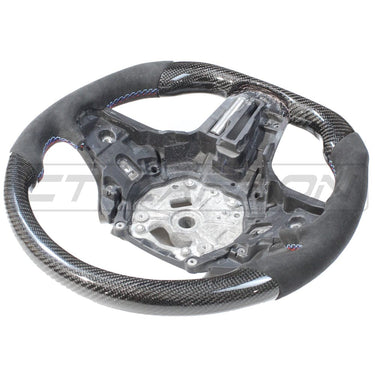 CT CARBON Steering Wheel BMW Gxx CARBON FIBRE / ALCANTARA FLAT BOTTOM STEERING WHEEL
