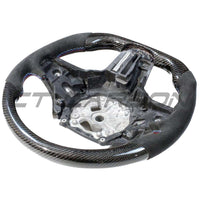BMW Gxx 5,8,X3,X4,X5,X6,X7,M5,M8,X3M,X4M,X5M,X6M,X7M CARBON FIBRE / ALCANTARA FLAT BOTTOM STEERING WHEEL WITH HEATING