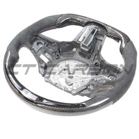 BMW Gxx M2,M3,M4 1,2,3,4 SERIES CARBON FIBRE / ALCANTARA LED FLAT BOTTOM STEERING WHEEL WITH HEATING