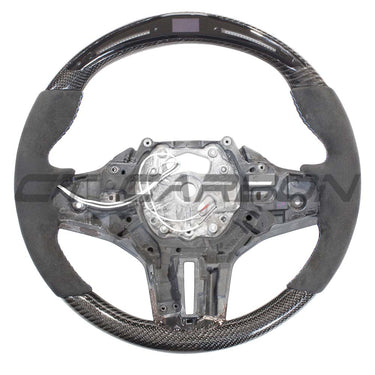BMW Gxx M2,M3,M4 1,2,3,4 SERIES CARBON FIBRE / ALCANTARA LED STEERING WHEEL