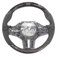 BMW Gxx M2,M3,M4 1,2,3,4 SERIES CARBON FIBRE / ALCANTARA LED STEERING WHEEL