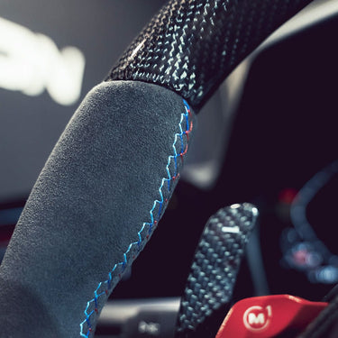 BMW Gxx CARBON FIBRE / ALCANTARA CUSTOM STEERING WHEEL-Custom Steering Wheels-CT CARBON-CT Carbon - High-quality carbon fiber and gloss black aerodynamic parts for premium sports and luxury vehicles.