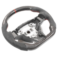CT CARBON Steering Wheel TESLA MODEL 3 & Y CARBON FIBRE / ALCANTARA FLAT BOTTOM STEERING WHEEL
