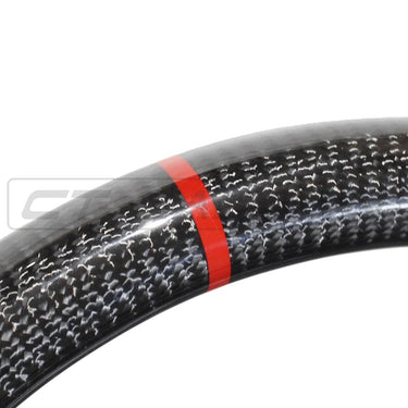 CT CARBON Steering Wheel TESLA MODEL 3 & Y CARBON FIBRE / ALCANTARA FLAT BOTTOM STEERING WHEEL