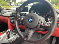 CT CARBON Vehicles & Parts BMW M SPORT Fxx CARBON FIBRE STEERING WHEEL TRIM (2012-2019)