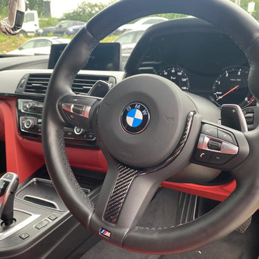 CT CARBON Vehicles & Parts BMW M SPORT Fxx CARBON FIBRE STEERING WHEEL TRIM (2012-2019)