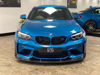 BMW M2 F87 N55(OG) 2015-2017 CARBON FIBRE SPLITTER - V5