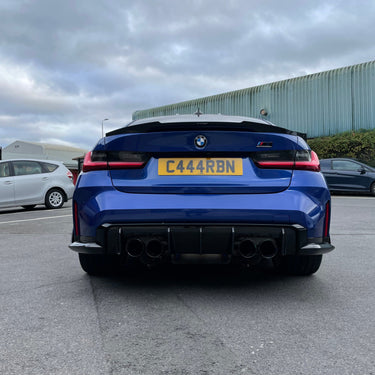 CT CARBON Vehicles & Parts BMW M3/3 SERIES G80/G20 CARBON FIBRE SPOILER - V STYLE