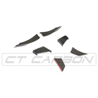 CT CARBON Vehicles & Parts BMW M3/M4 F80/F82/F83 CARBON FIBRE CANARD FINS - MA STYLE