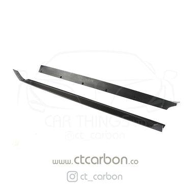 CT CARBON Vehicles & Parts TESLA MODEL 3 CARBON FIBRE SIDE SKIRTS - V STYLE