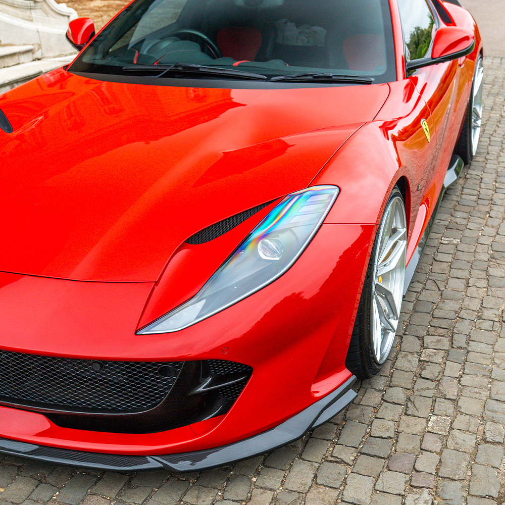 Ferrari Splitter FERRARI 812 SUPERFAST & GTS CARBON FIBRE SPLITTER- CT DESIGN | CT ...