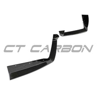 BMW F95 X5M 2019+ DRY CARBON FIBRE REAR BUMPER CORNERS - V1