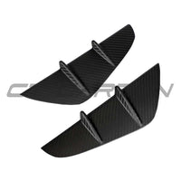AUDI RSQ8 2025+ FACELIFT MATTE CARBON FIBRE FRONT VENT TRIM - CT DESIGN
