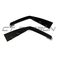 BMW F95 X5M 2019+ DRY CARBON FIBRE REAR BUMPER CORNERS - V1