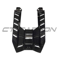 LAMBORGHINI REVUELTO CARBON FIBRE ENGINE COVER & ROOF SCOOP - CT DESIGN