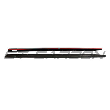 BMW F97/G01/G08 X3/X3M/IX3 & G02/F98 X4/X4M LCI 2021+ DRY CARBON FIBRE SIDE SKIRTS - V1