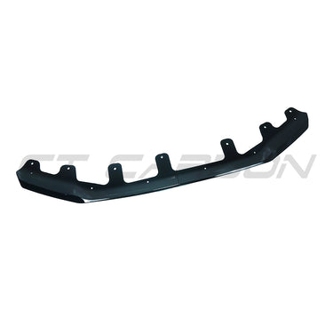 BMW U11 X1 2023+ GLOSS BLACK SPLITTER V2-Splitter-BLAK BY CT-CT Carbon - High-quality carbon fiber and gloss black aerodynamic parts for premium sports and luxury vehicles.