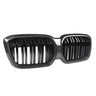 BMW IX3 G08 BEV DOUBLE SLAT CARBON FIBRE FRONT GRILLE-Grille-CT CARBON-CT Carbon - High-quality carbon fiber and gloss black aerodynamic parts for premium sports and luxury vehicles.