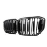 BMW X5 G05 LCI DOUBLE SLAT CARBON FIBRE FRONT GRILLE-Grille-CT CARBON-CT Carbon - High-quality carbon fiber and gloss black aerodynamic parts for premium sports and luxury vehicles.