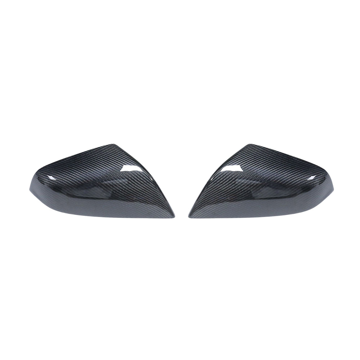TESLA MODEL S 2013-2020 CARBON FIBRE MIRRORS-Accessories-CT CARBON-CT Carbon - High-quality carbon fiber and gloss black aerodynamic parts for premium sports and luxury vehicles.