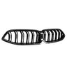BMW 8 SERIES G14/G15/G16 LCI 2023+ CARBON FIBRE DOUBLE SLAT GRILLE-Accessories-CT CARBON-CT Carbon - High-quality carbon fiber and gloss black aerodynamic parts for premium sports and luxury vehicles.