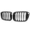 BMW G01 X3 2017-2021 DOUBLE SLAT CARBON FIBRE GRILLES-Accessories-CT CARBON-CT Carbon - High-quality carbon fiber and gloss black aerodynamic parts for premium sports and luxury vehicles.
