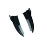 MERCEDES C43 & C CLASS COUPE/CONVERTIBLE W205 2014-2021 GLOSS BLACK REAR BUMPER CORNERS