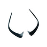 MERCEDES W206 2021+ C-CLASS GLOSS BLACK FRONT BUMPER CORNER TRIM