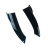 MERCEDES W206 2021+ C-CLASS GLOSS BLACK REAR BUMPER CORNER EXTENSION
