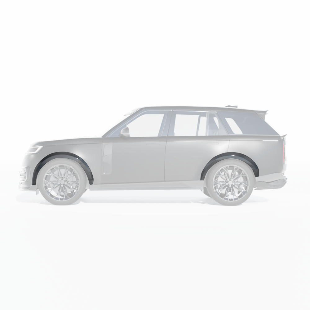 L460 Rear Frame RANGE ROVER L460 2022+ CARBON FIBRE WIDE ARCH EXTENSIONS - CT DESIGN ...