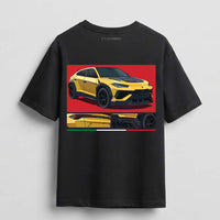 LAMBORGHINI URUS PERFORMANTE GRAPHIC T-SHIRT - BLACK